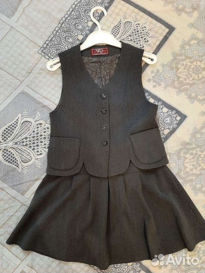 Школьный костюм для девочки 128