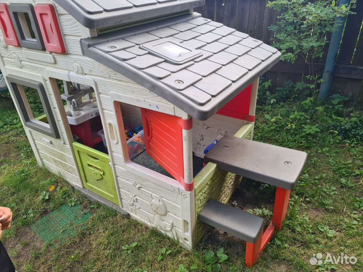 Детский игровой домик уличный пластиковый Smoby