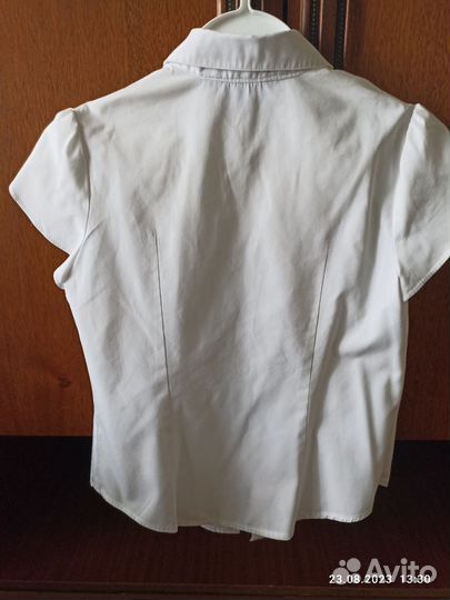 Школьная блузка рубашка 134