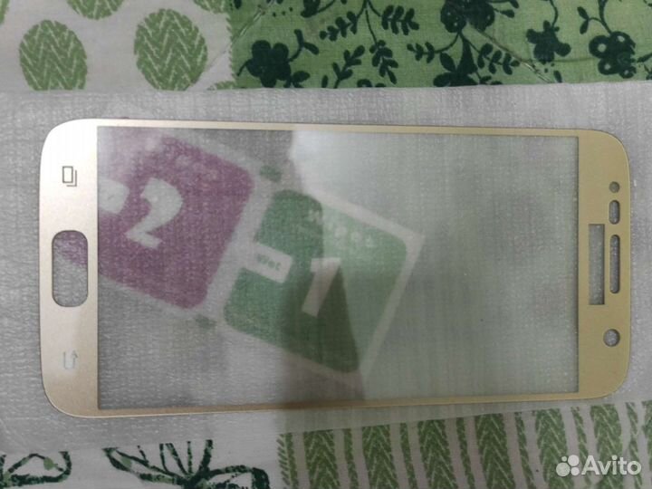 Защитное стекло на samsung S7