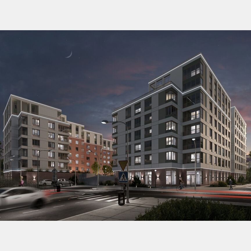 1-к. квартира, 43,2 м², 2/8 эт.