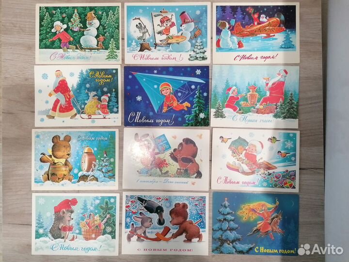 Открытки СССР В. Зарубина чистые