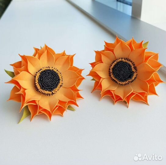 Резиночки для волос ручной работы