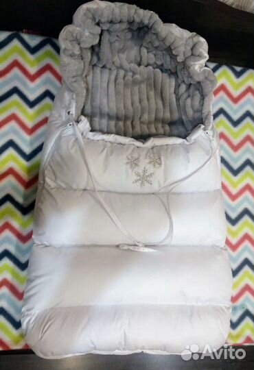 Конверт в коляску пуховой