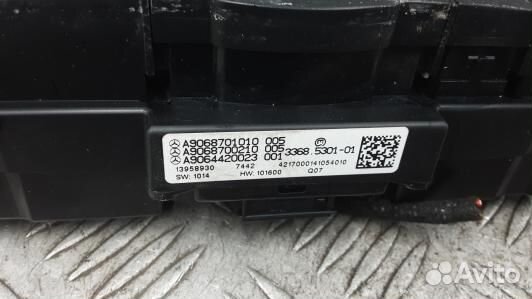 Кнопка аварийки mercedes benz sprinter 2 (98K02I50