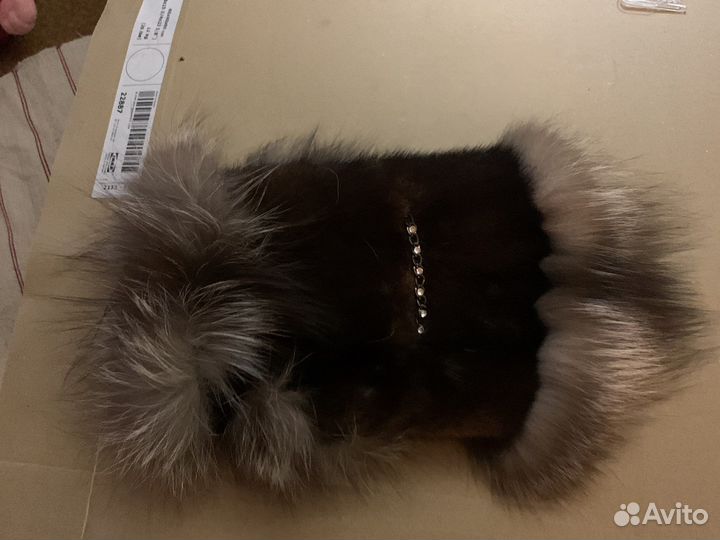 Шубка безрукавка