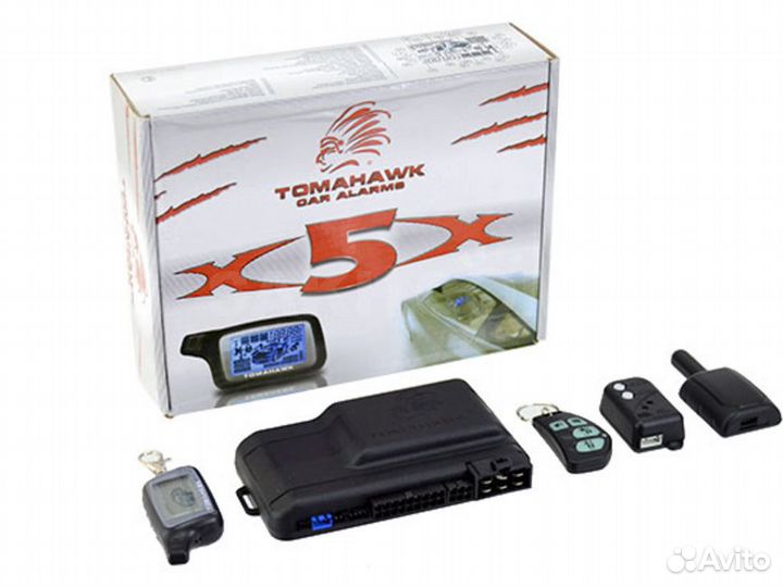 Сигнализация Tomahawk X5.Установка 2500