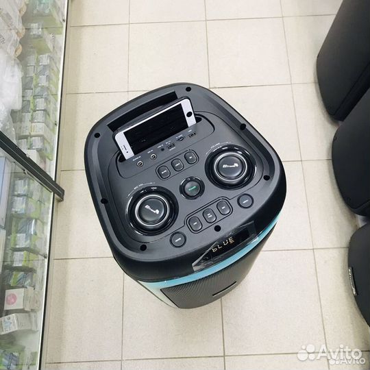 Мощная караоке колонка блютуз 1000вт 30-09 новая