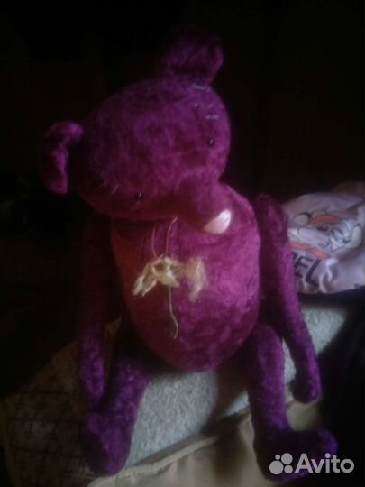 Мишка Тедди коллекционный ручной работы