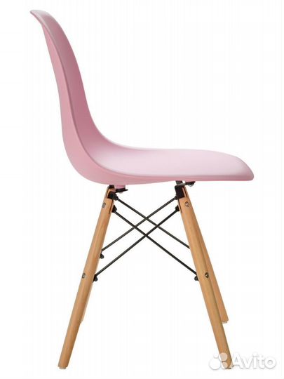 Стул в стиле eames DSW,розовый