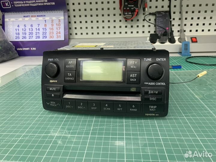 Магнитолла toyota corolla 120