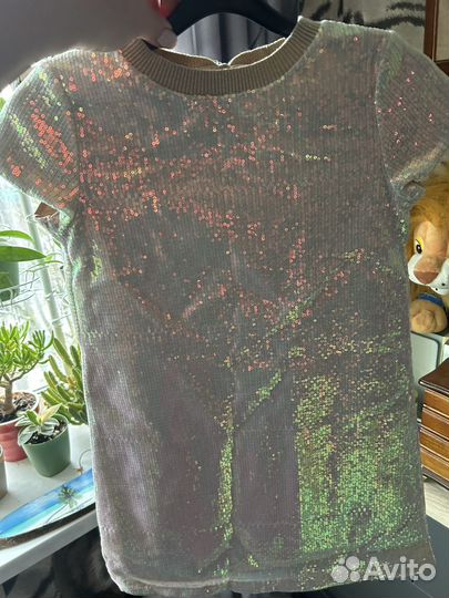 Платье с паетками