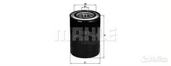 Фильтр масляный OC 297 Z0322 OC297 Mahle/Knecht