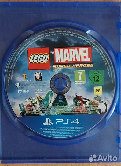 Продам игру на ps4 Lego Super Heroes
