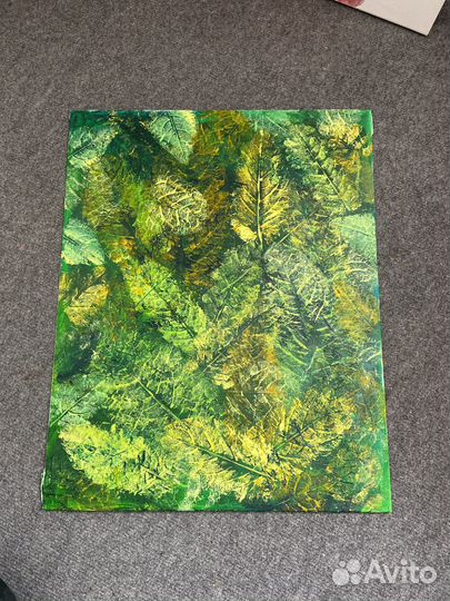 Картина акрилом на холсте