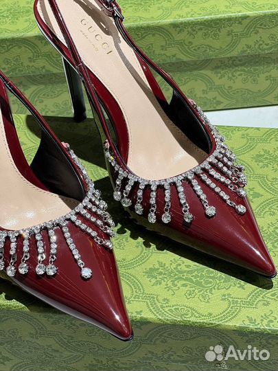 Туфли босоножки gucci женские 2 цвета