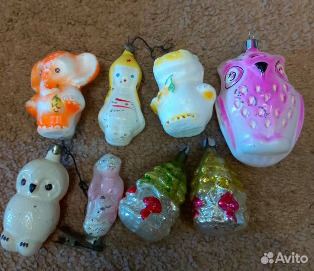 Елочные игрушки СССР