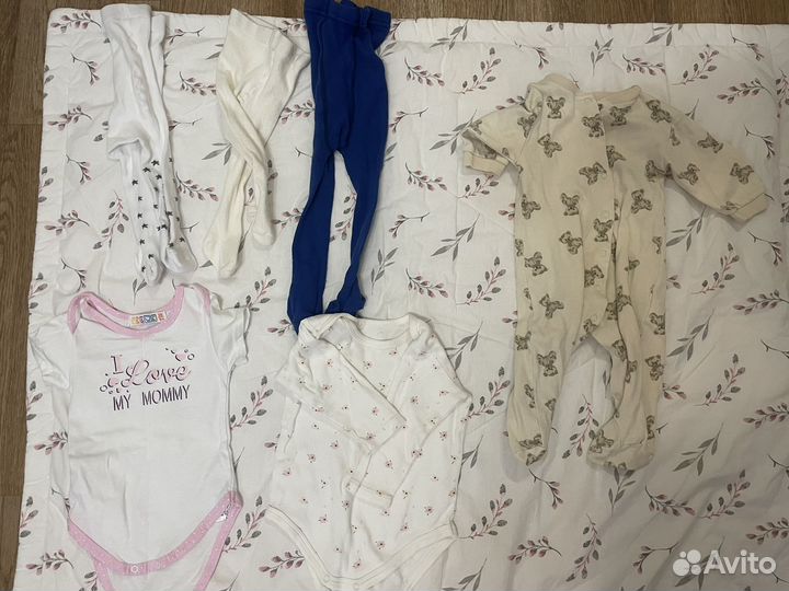 Пакет с вещами девочка 68 размер