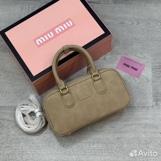 Сумка miu miu замша новая коллекция