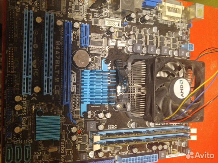 Материнская плата с процессором amd Athlon ll x3