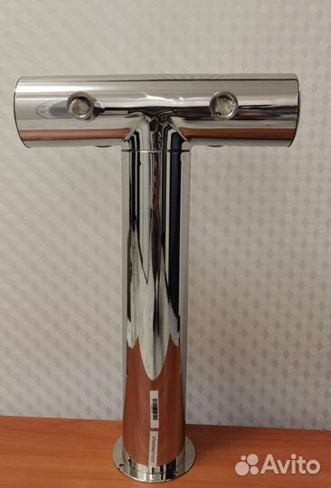 Пивная колонна Терра на два сорта, черная, хром