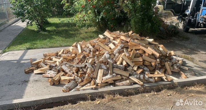 Дрова березовые колотые
