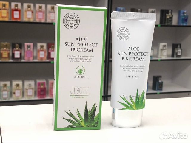 Тональный крем для лица Jigott aloe SUN protect