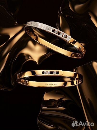 Золотой Браслет messika с бриллиантами