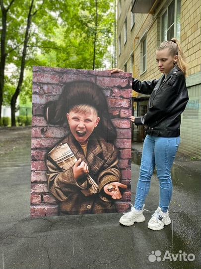 Портрет по фото на холсте, картина на холсте