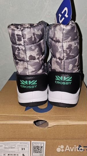 Новые сапоги дутики Crosby 19см