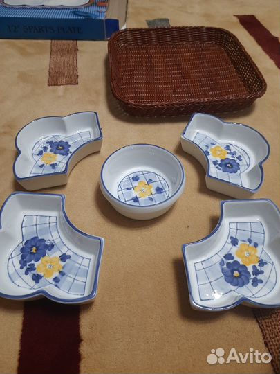 Менажница фарфор