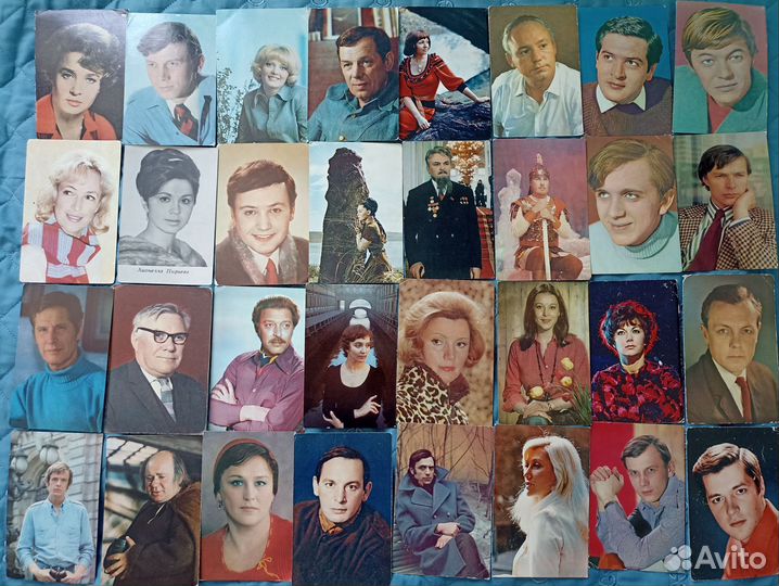 Фото открытки артистов СССР