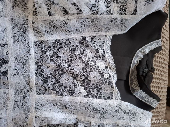 Школьное платье и фартук