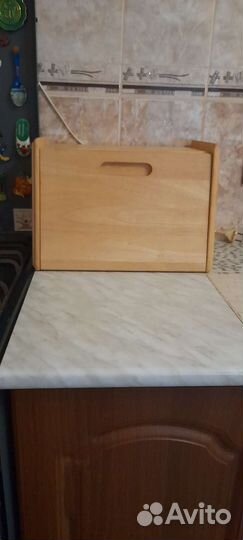 Икея.Дерево.Хлебница 2 в 1