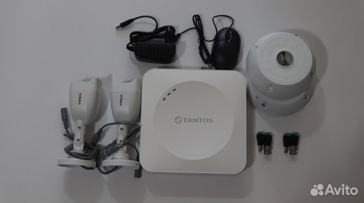 Комплект видеонаблюдения tantos 2 камеры