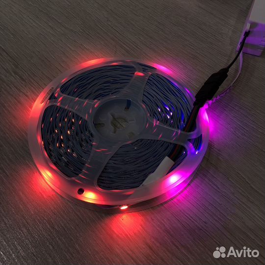 Светодиодная лента rgb 15 метров новая