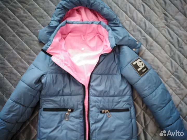 Пуховик зимний для девочки