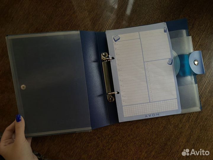 Бизнес-папка с записной книжкой 