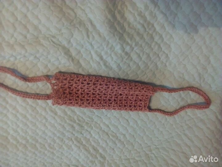 Эко мочалка из джута,ручной работы