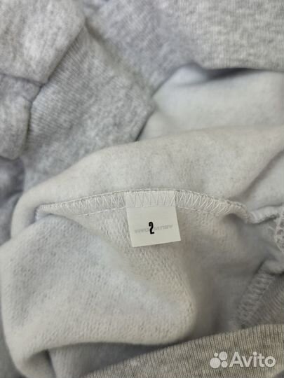 YZY gosha black dogs hoodie heather grey