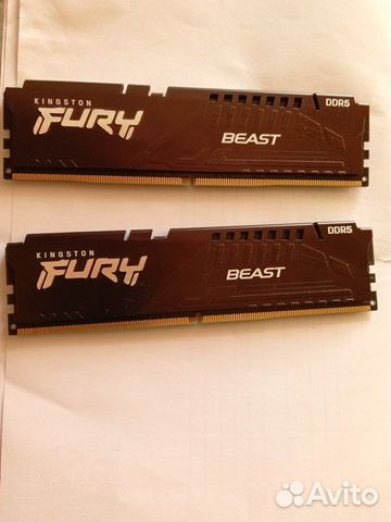 DDR5 Kingston Fury 16 Gb (2*8) оперативная память