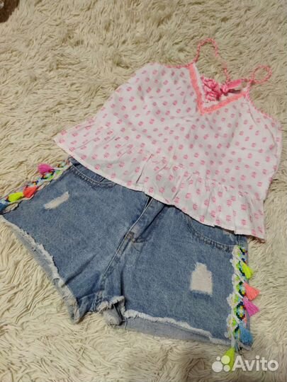 Вещи для девочки 128/134/140