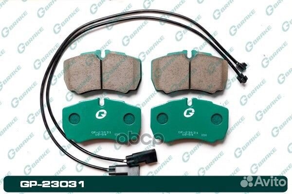 Колодки тормозные G-brake GP-23031 GP-23031