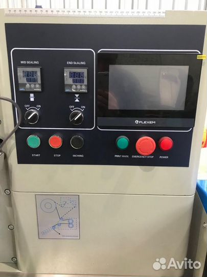 Флоу-пак горизонтальная упаковочная машина