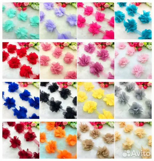 Кружево шифон