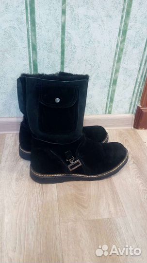 Сапоги замшевые 43 р