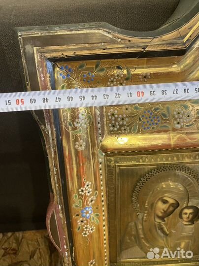 Икона Венчальная пара в киоте