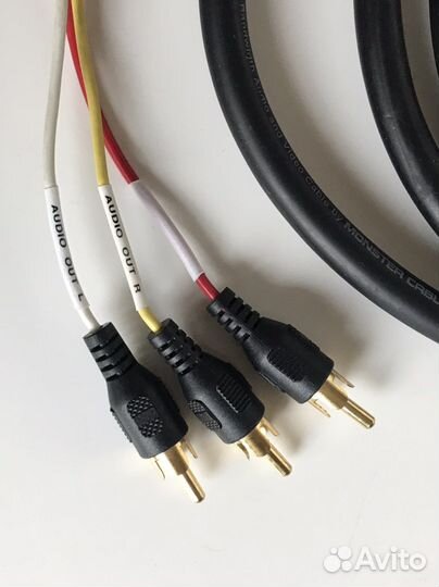 Monster cable, кабель Scart - AV RCA