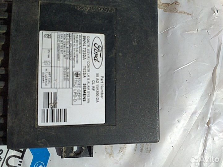 Ford mondeo1-2 focus 1 escort zetec 1.6l эбу блок