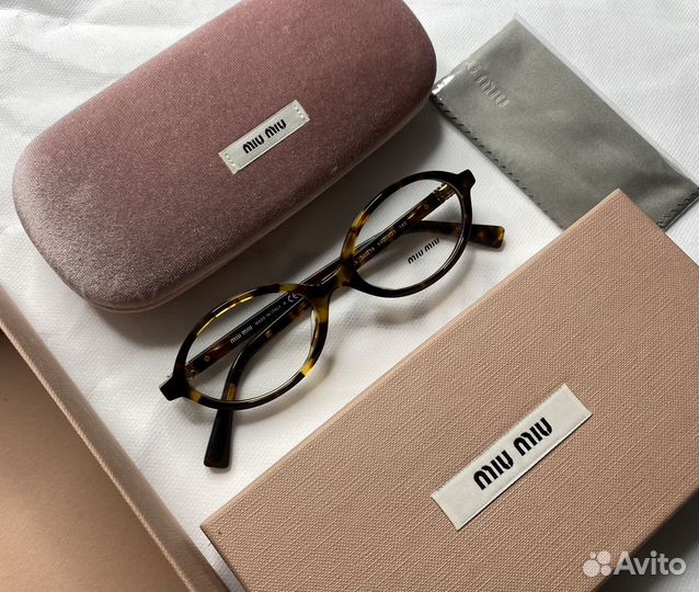 Очки Miu Miu Regard Glasses Leopard